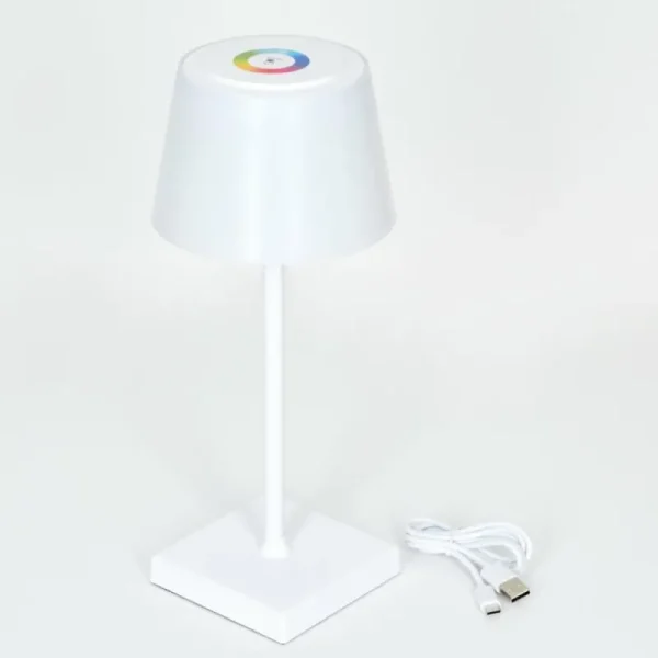 hofstein Lampe à poser Burzaco LED Blanc, 1 lumière, Changeur de couleurs* Lampes Modernes