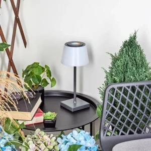 hofstein Lampe à poser Burzaco LED Anthracite, 1 lumière, Changeur de couleurs* Lampes Modernes
