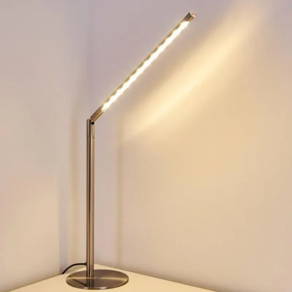 hofstein Lampe à poser Deje LED Nickel mat, 1 lumière* Lampes Modernes