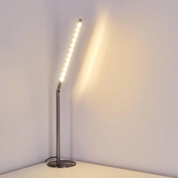 hofstein Lampe à poser Deje LED Nickel mat, 1 lumière* Lampes Modernes