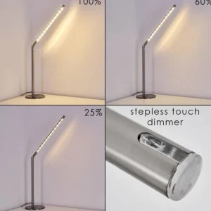 hofstein Lampe à poser Deje LED Nickel mat, 1 lumière* Lampes Modernes
