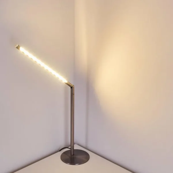 hofstein Lampe à poser Deje LED Nickel mat, 1 lumière* Lampes Modernes
