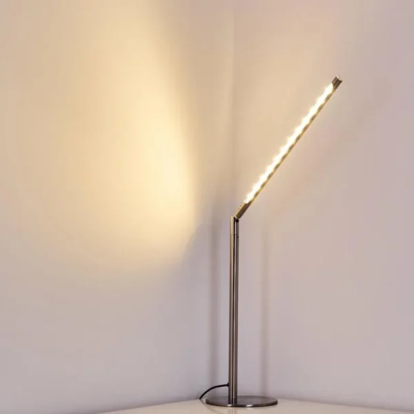 hofstein Lampe à poser Deje LED Nickel mat, 1 lumière* Lampes Modernes