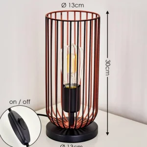 hofstein Lampe à poser Gresso Noir, 1 lumière* Lampes Modernes