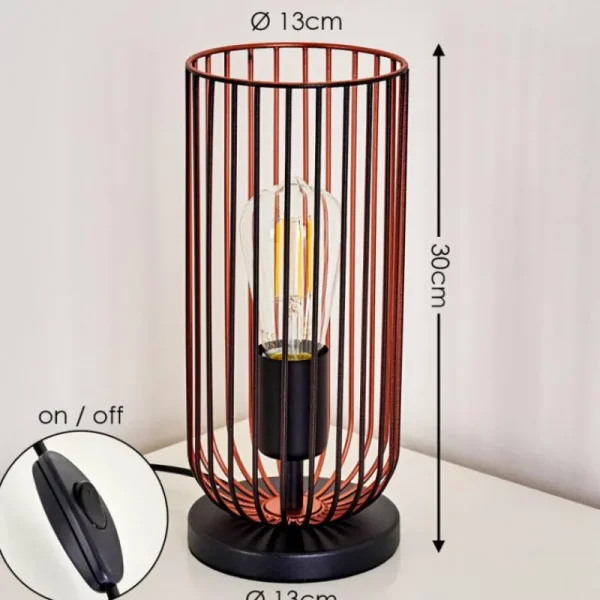 hofstein Lampe à poser Gresso Noir, 1 lumière* Lampes Modernes