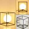 hofstein Lampe à poser Legano Noir, 1 lumière* Lampes En Verre