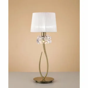 Luminaires Mantra Lampe à poser Mantra LOEWE Brun, 1 lumière* Lampes En Verre