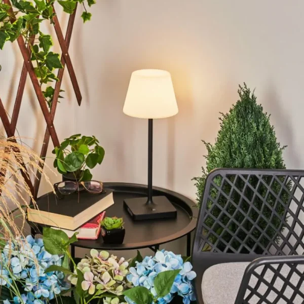 hofstein Lampe à poser Mayordomo LED Noir, 1 lumière* Lampes Modernes