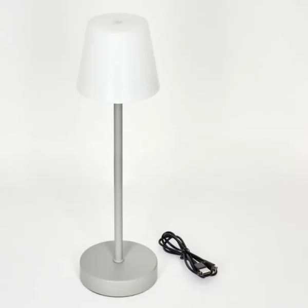 hofstein Lampe à poser Maza LED Gris, 1 lumière* Lampes Modernes