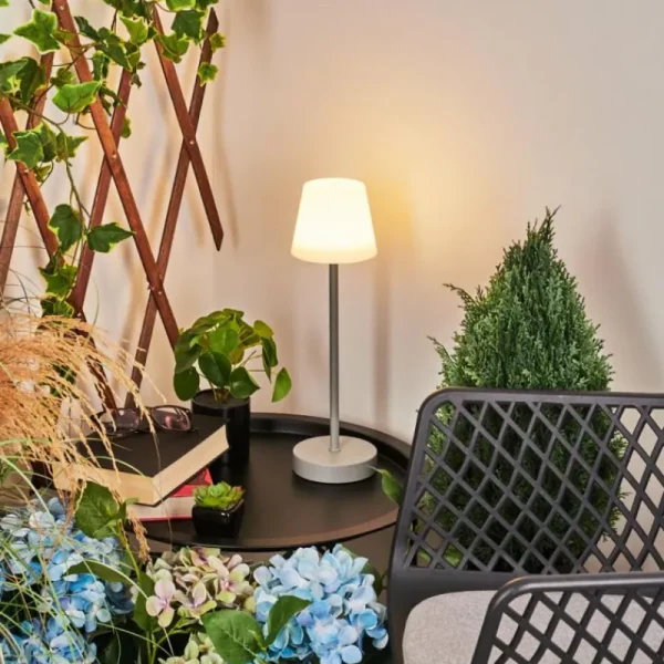 hofstein Lampe à poser Maza LED Gris, 1 lumière* Lampes Modernes