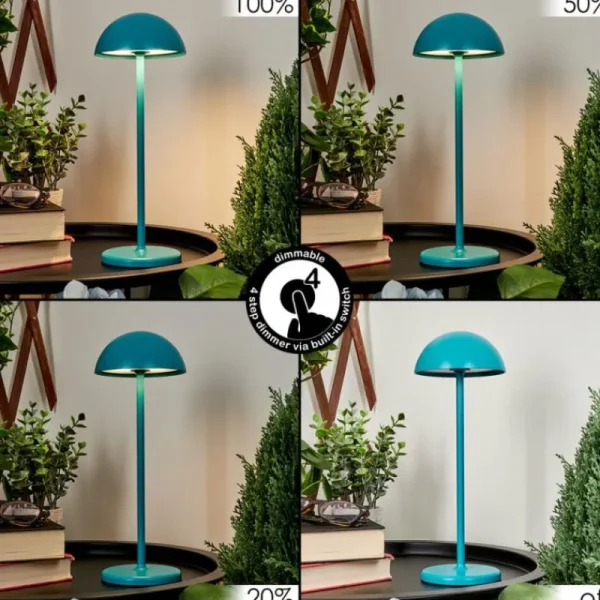 hofstein Lampe à poser Pelaro LED Bleu, 1 lumière* Lampes Modernes