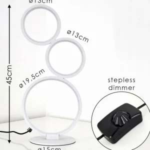 hofstein Lampe à poser Rodekro LED Blanc, 1 lumière* Lampes Modernes