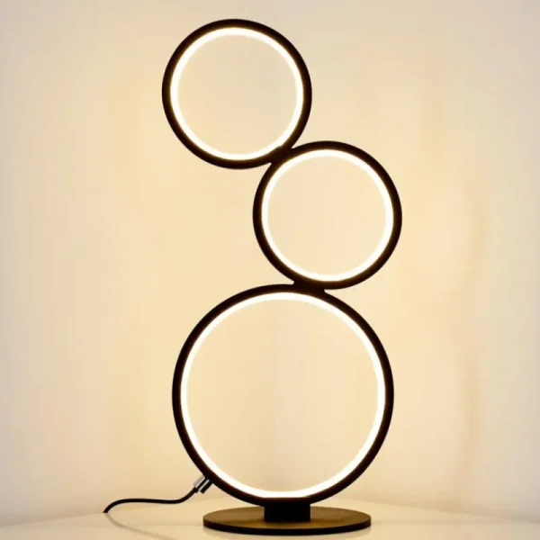 hofstein Lampe à poser Rodekro LED Noir, 1 lumière* Lampes Modernes