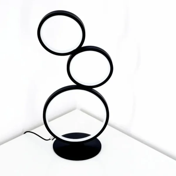 hofstein Lampe à poser Rodekro LED Noir, 1 lumière* Lampes Modernes