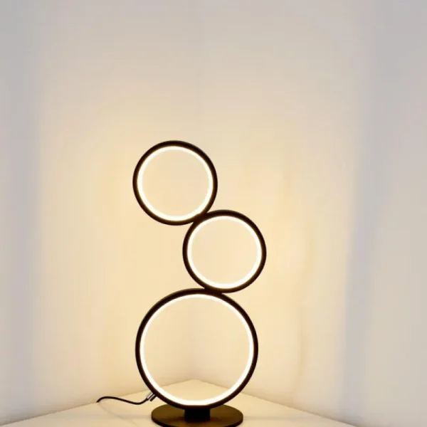 hofstein Lampe à poser Rodekro LED Noir, 1 lumière* Lampes Modernes