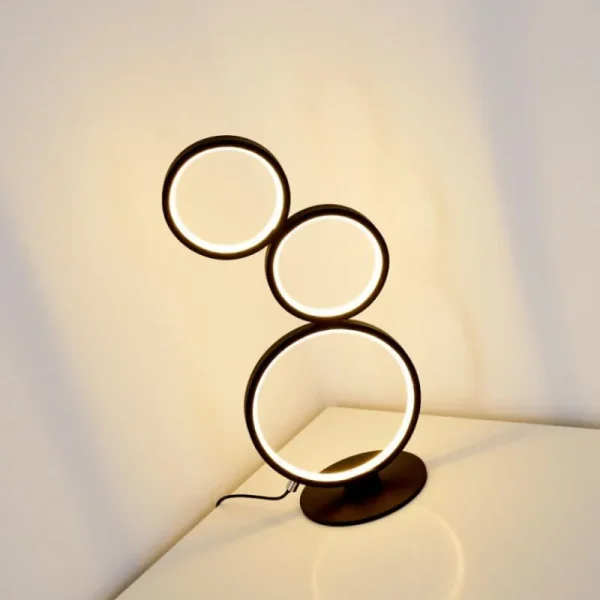 hofstein Lampe à poser Rodekro LED Noir, 1 lumière* Lampes Modernes