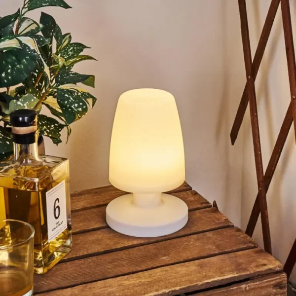 hofstein Lampe à poser Vallardo LED Blanc, 1 lumière* Lampes Modernes