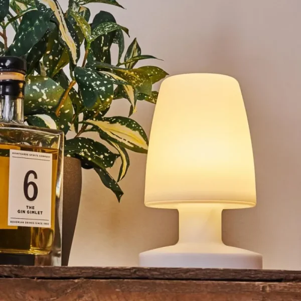 hofstein Lampe à poser Vallardo LED Blanc, 1 lumière* Lampes Modernes