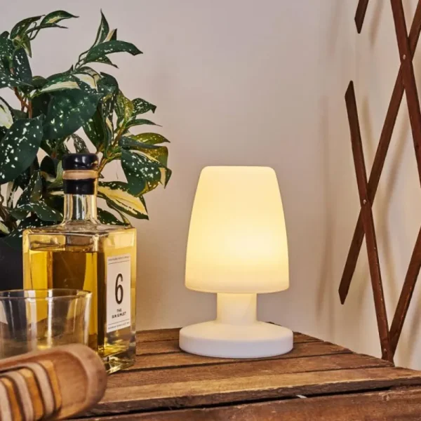 hofstein Lampe à poser Vallardo LED Blanc, 1 lumière* Lampes Modernes