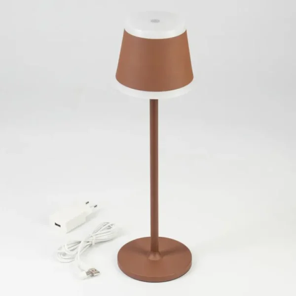 hofstein Lampe à poser Walt LED Rouille, 1 lumière* Lampes Modernes