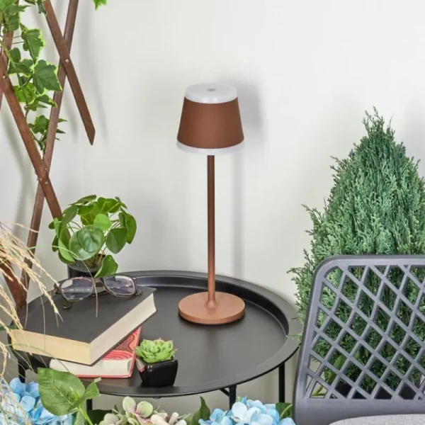 hofstein Lampe à poser Walt LED Rouille, 1 lumière* Lampes Modernes