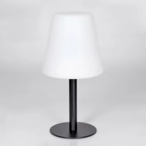 hofstein Lampe à poser Zoume Solar LED Noir, 8 lumières, Changeur de couleurs* Lampes Modernes