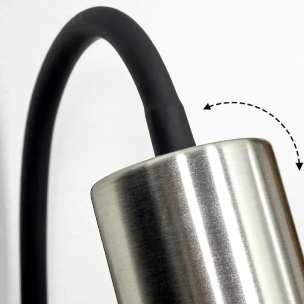 hofstein lampe à prise électrique Javel Noir, 1 lumière* Lampes Modernes