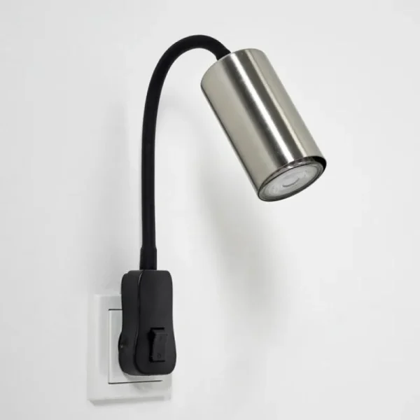 hofstein lampe à prise électrique Javel Noir, 1 lumière* Lampes Modernes