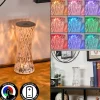 hofstein Lampe Champignon Balsa Lampe à poser LED Transparent, 1 lumière, Changeur de couleurs* Lampes Modernes