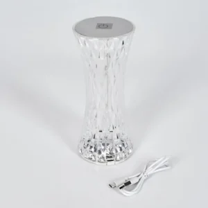 hofstein Lampe Champignon Balsa Lampe à poser LED Transparent, 1 lumière, Changeur de couleurs* Lampes Modernes