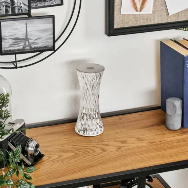 hofstein Lampe Champignon Balsa Lampe à poser LED Transparent, 1 lumière, Changeur de couleurs* Lampes Modernes