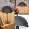 hofstein Lampe Champignon Tati Lampe à poser Anthracite, 1 lumière* Lampes Modernes