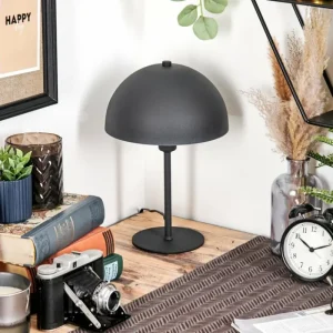 hofstein Lampe Champignon Tati Lampe à poser Anthracite, 1 lumière* Lampes Modernes