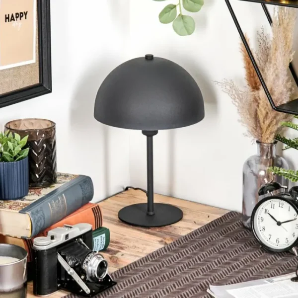hofstein Lampe Champignon Tati Lampe à poser Anthracite, 1 lumière* Lampes Modernes