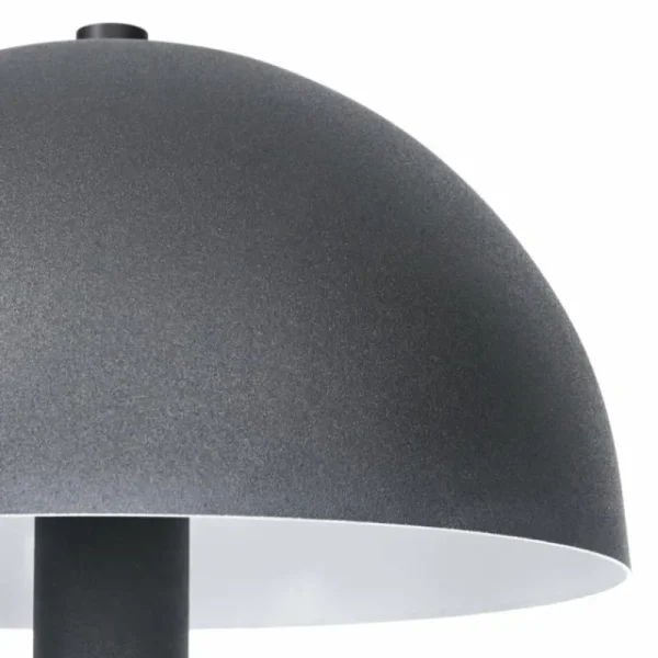 hofstein Lampe Champignon Tati Lampe à poser Anthracite, 1 lumière* Lampes Modernes
