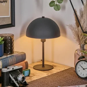 hofstein Lampe Champignon Tati Lampe à poser Anthracite, 1 lumière* Lampes Modernes