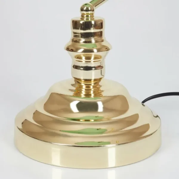hofstein Lampe de banquier verte Or, Vert, Laiton, 1 lumière* Lampes En Verre