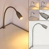 hofstein Lampe de chevet Alsea LED Nickel mat, 1 lumière, Détecteur de mouvement* Lampes Modernes