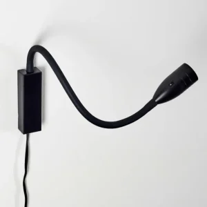 hofstein Lampe de chevet Alsea LED Noir, 1 lumière, Détecteur de mouvement* Lampes Modernes