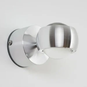 hofstein Lampe de salle de bain Florenz LED Aluminium, 2 lumières* Lampes En Verre