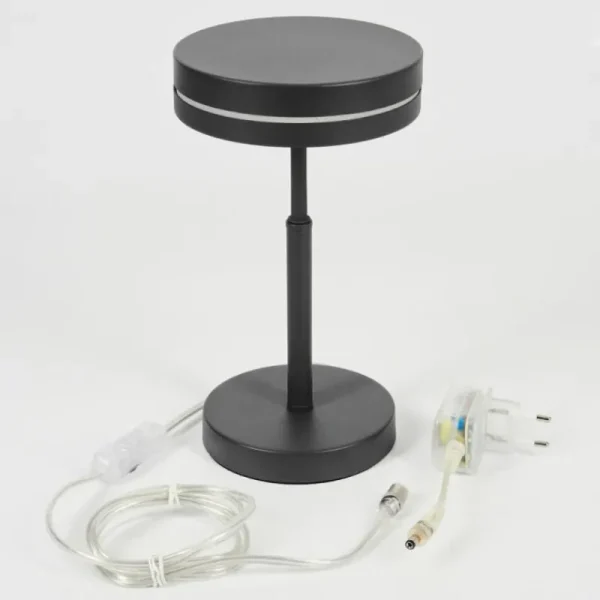 hofstein Lampe de table Huallilemu LED Noir, 1 lumière* Lampes Modernes
