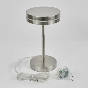 hofstein Lampe de table Huallilemu LED Nickel mat, 1 lumière* Lampes Modernes