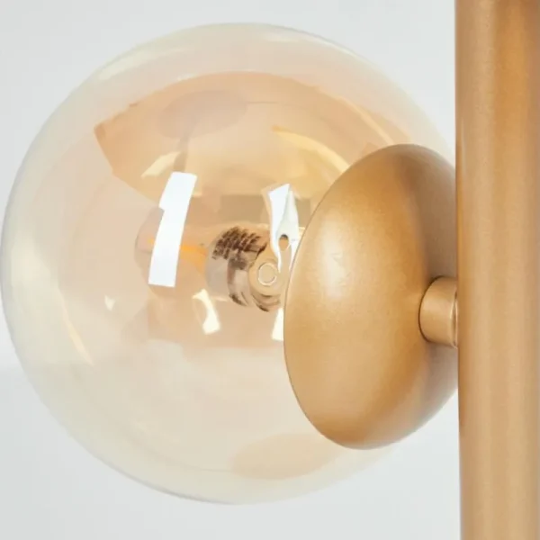 hofstein Lampe de table Remaisnil Laiton, 2 lumières* Lampes En Verre