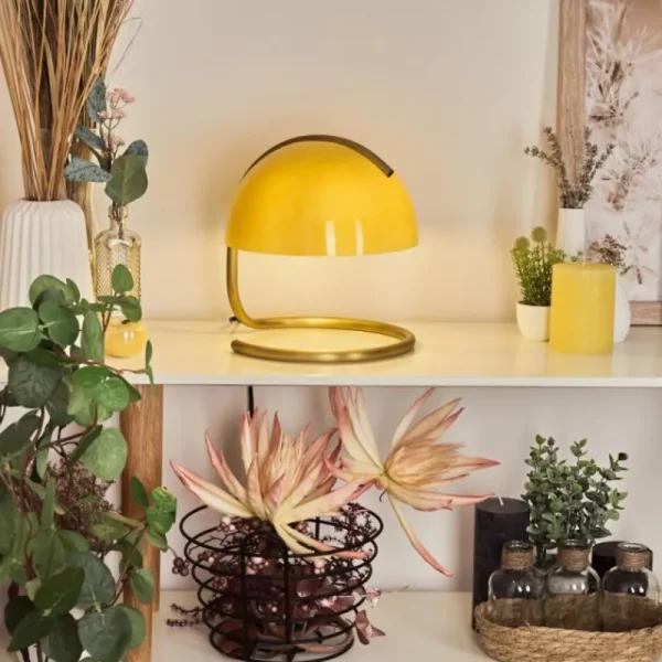 hofstein Lampe de table Seladinhas Chrome, 1 lumière* Lampes En Verre