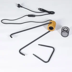hofstein Lampe de table Agrons Noir, 1 lumière* Lampes Modernes
