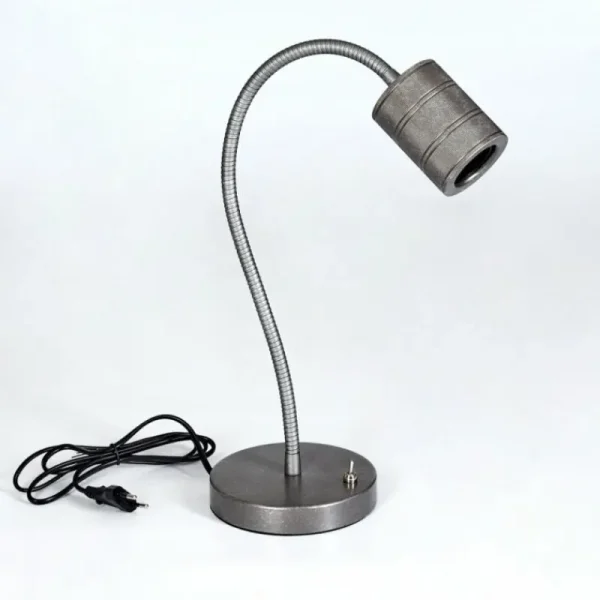 hofstein Lampe de table Ajaccio Nickel mat, 1 lumière* Lampes Modernes