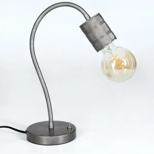 hofstein Lampe de table Ajaccio Nickel mat, 1 lumière* Lampes Modernes