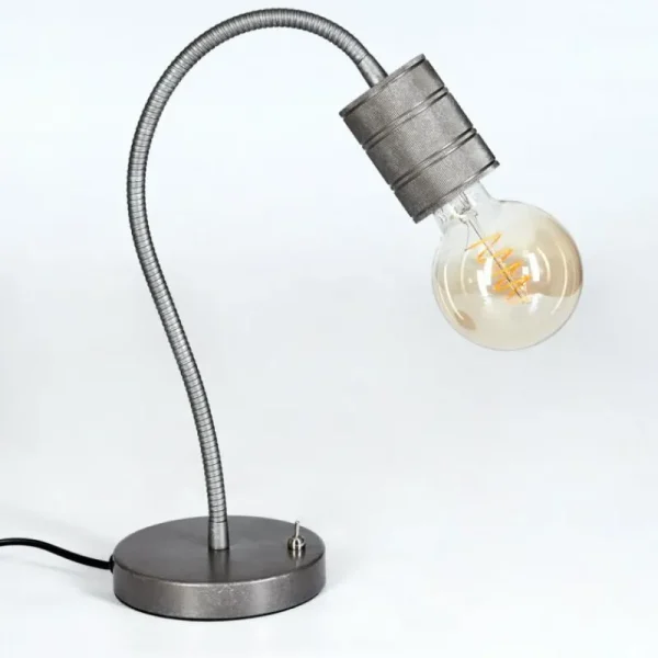 hofstein Lampe de table Ajaccio Nickel mat, 1 lumière* Lampes Modernes