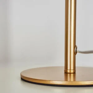 hofstein Lampe de table Alden Laiton, 2 lumières* Lampes En Verre
