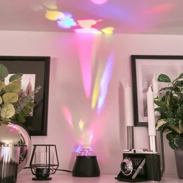 hofstein Lampe de table Atabueira LED Noir, 1 lumière, Changeur de couleurs* Lampes Modernes